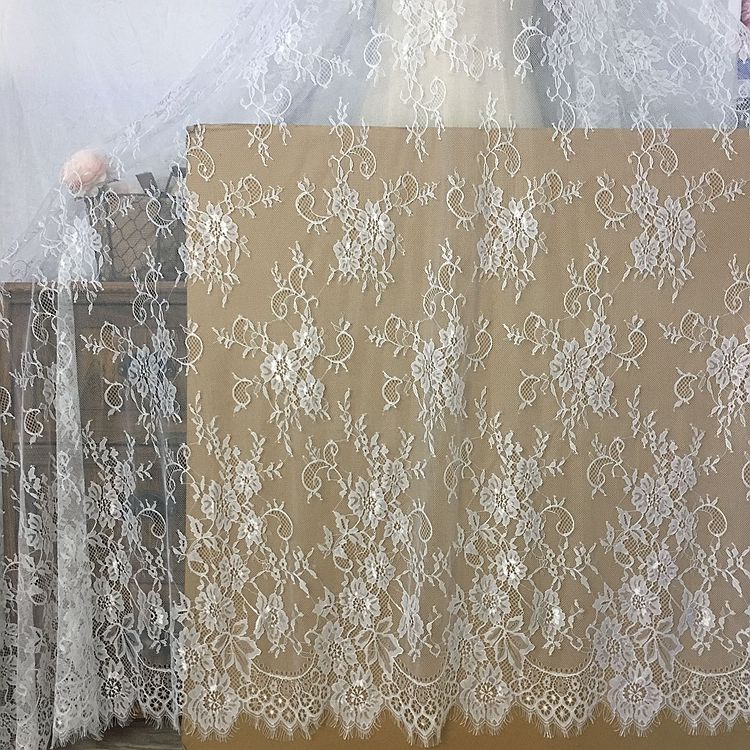 Chantilly Color Lace Width 150 cm CL0057-Lace Fabric Shop