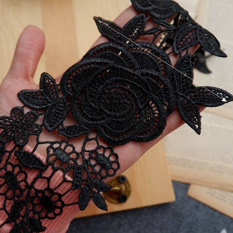 Hollow Lace Trims Dress Decoration LT0228-Lace Fabric Shop
