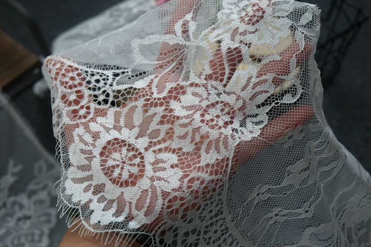 Chantilly Lace Trims Width 20-26 cm LT0104-Lace Fabric Shop