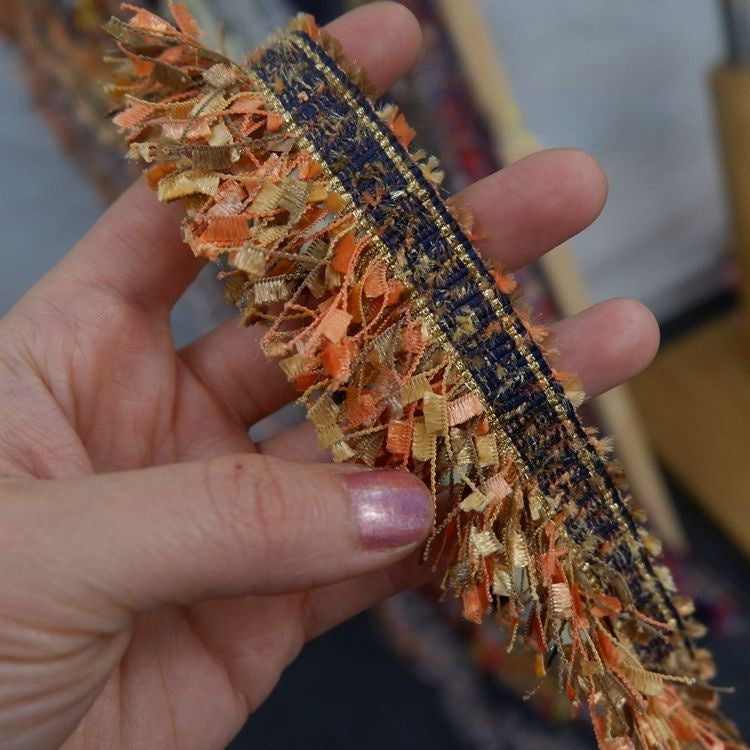 Colorful Fringe Lace Trim Width 3.5 cm CL0061-Lace Fabric Shop