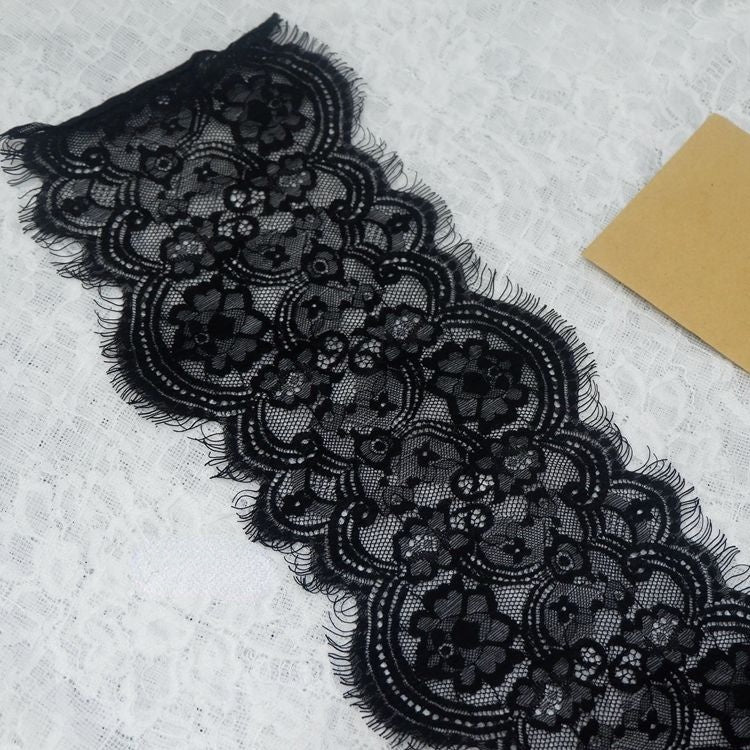 Chantilly Color Lace Width 17 cm CL0004-Lace Fabric Shop