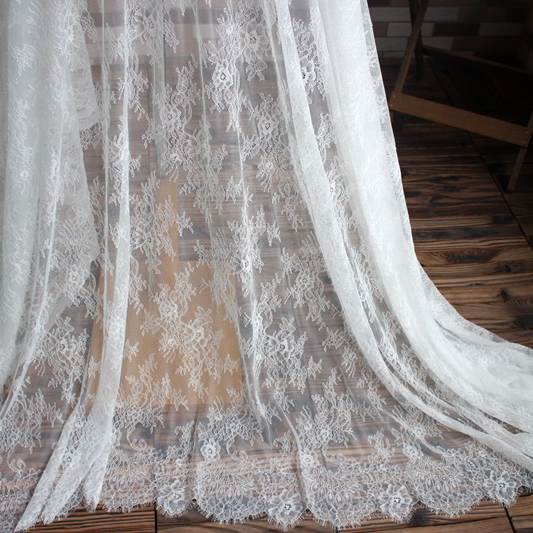 Chantilly Color Lace Width 62-150 cm CL0010-Lace Fabric Shop