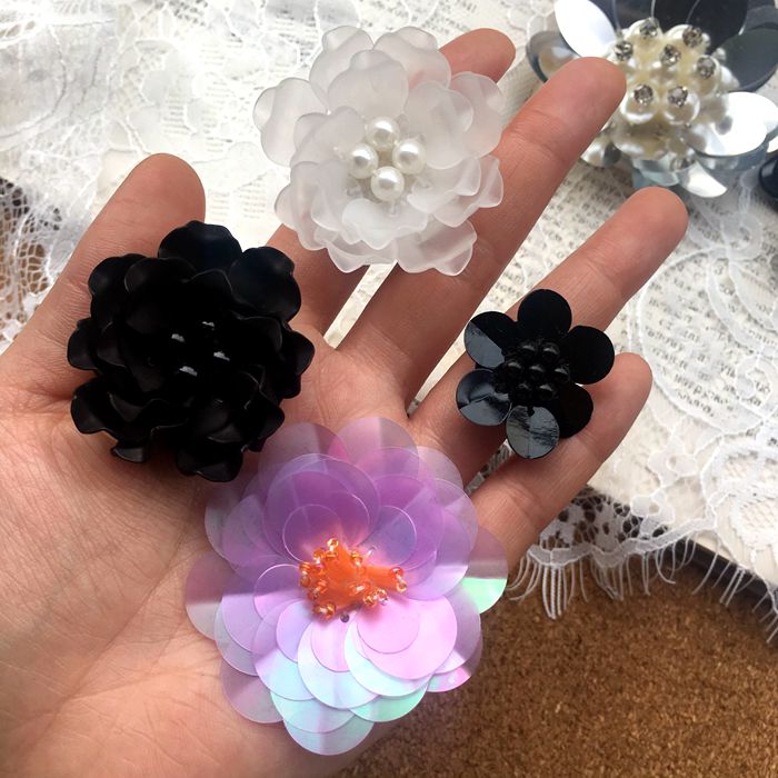 Beaded Floral Bag DIY Accessories BA0081-Lace Fabric Shop