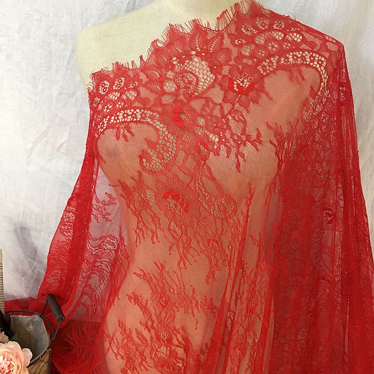 Chantilly Color Lace Width 150 cm CL0012-Lace Fabric Shop