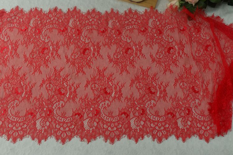 Thin Chantilly Color Lace Width 65 cm CL0015-Lace Fabric Shop