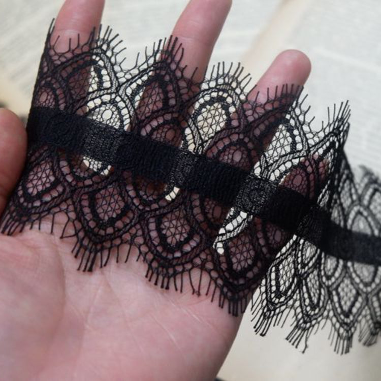 Lace Trim Hair Decoration Width 6-8 cm LT0283-Lace Fabric Shop