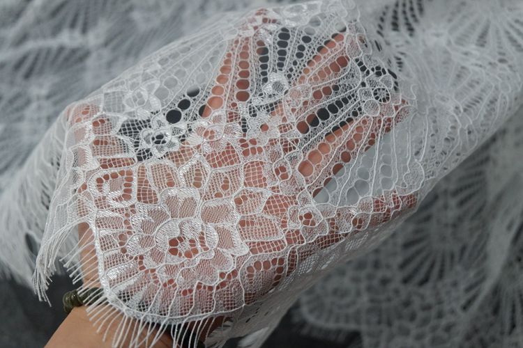 French Bridal Guipure Lace Width 150 cm GL0074-Lace Fabric Shop