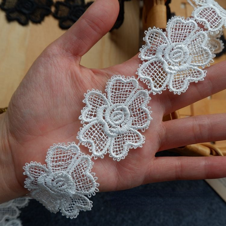 3D Lace Trim Fabric Width 3-6 cm LT0135-Lace Fabric Shop