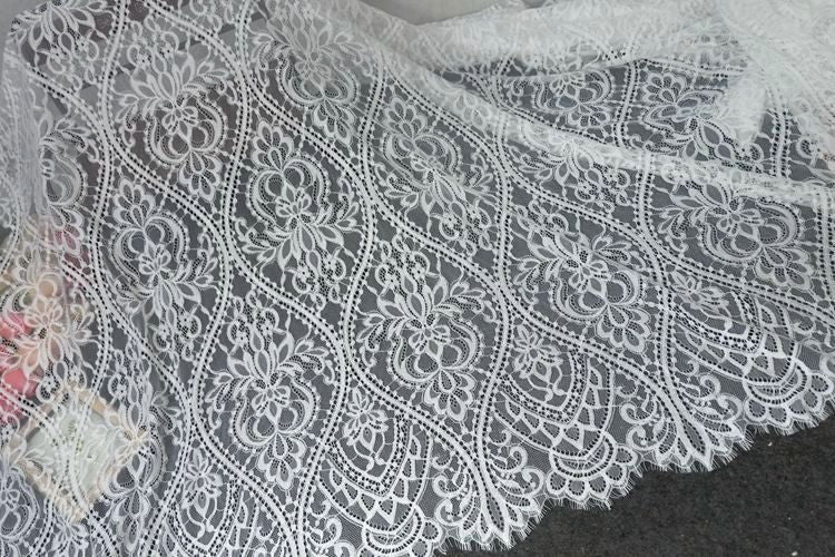 Hem Guipure Lace Material Width 150 cm GL0075-Lace Fabric Shop