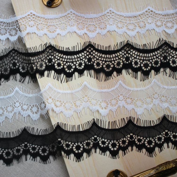 Eyelash Lace Trim Fabric Width 5 cm LT0187-Lace Fabric Shop