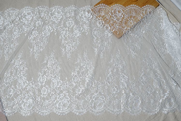 Chantilly Lace Width 70-150 cm CHL0010-Lace Fabric Shop