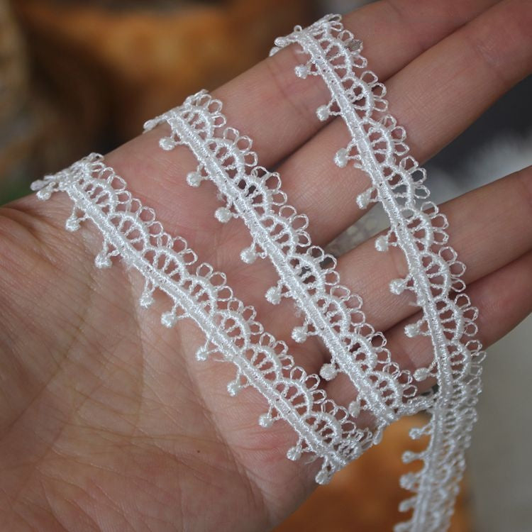 Hollow Neckline Lace Trim Width 1 cm LT0356-Lace Fabric Shop