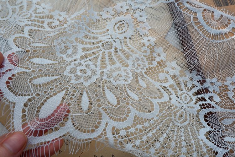 Vintage Eyelash Lace Trim Width 25 cm LT0204-Lace Fabric Shop