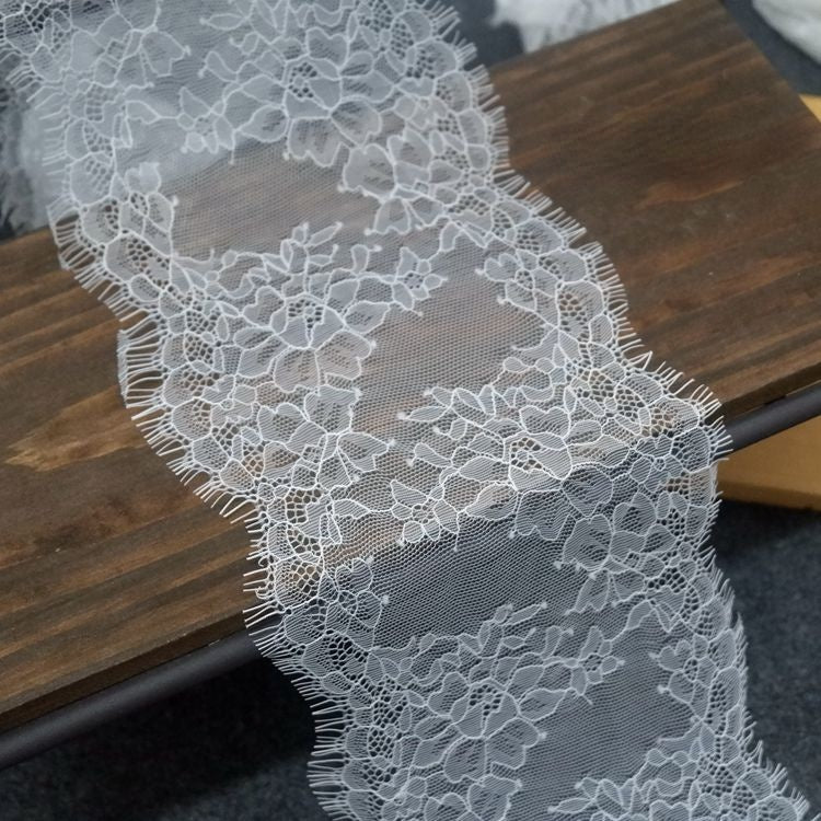 French Lace Trim Width 15-18 cm LT0020-Lace Fabric Shop