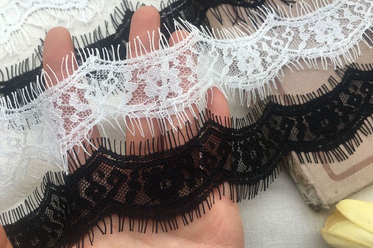 Eyelash Lace Trim Width 5 cm LT0049-Lace Fabric Shop
