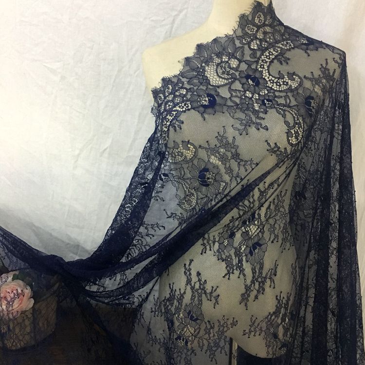 Chantilly Color Lace Width 150 cm CL0012-Lace Fabric Shop