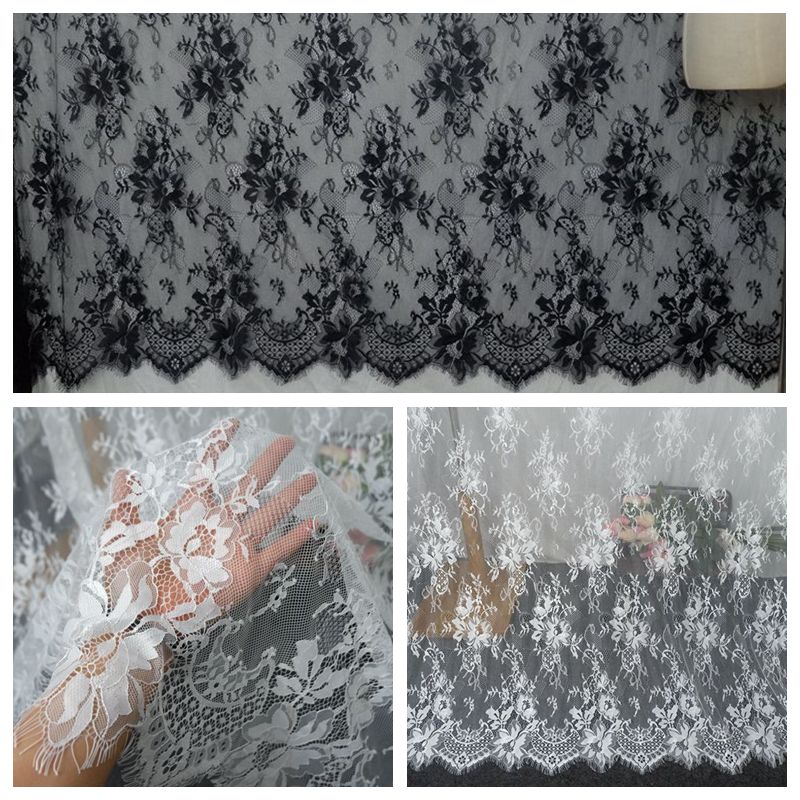 Chantilly Lace Fabric Width 150 cm CHL0043-Lace Fabric Shop