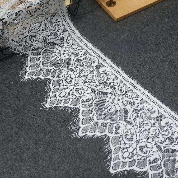 French Lace Trim Width 13-27 cm LT0071-Lace Fabric Shop