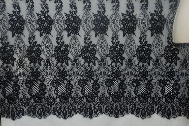 3D Chantilly Lace Width 150 cm CHL0046-Lace Fabric Shop