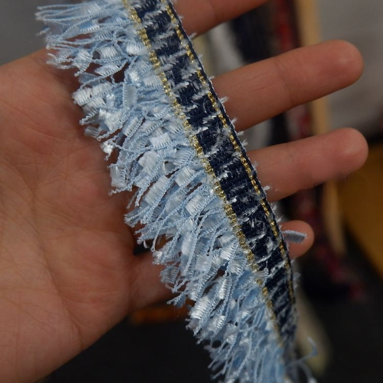 Colorful Fringe Lace Trim Width 3.5 cm CL0061-Lace Fabric Shop