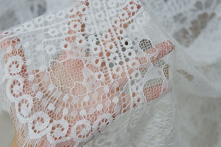 Eyelash Guipure Lace Width 150cm GL0004-Lace Fabric Shop