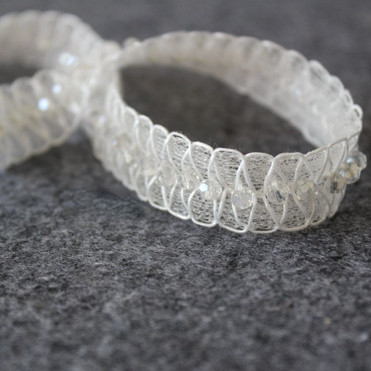 Handmade Beaded Lace Trims Neckline Fabric BT0099-Lace Fabric Shop