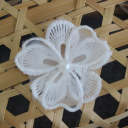 35#White 5.3cm 1 Flower