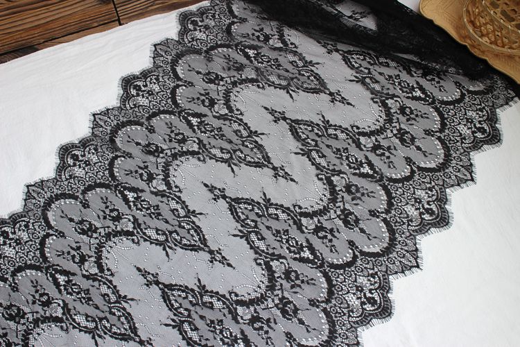 Thin Chantilly Lace Trims Width 67 cm CHL0125-Lace Fabric Shop