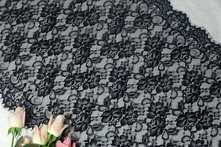 Veil Chantilly Lace Fabrics Width 56 cm CHL0081-Lace Fabric Shop