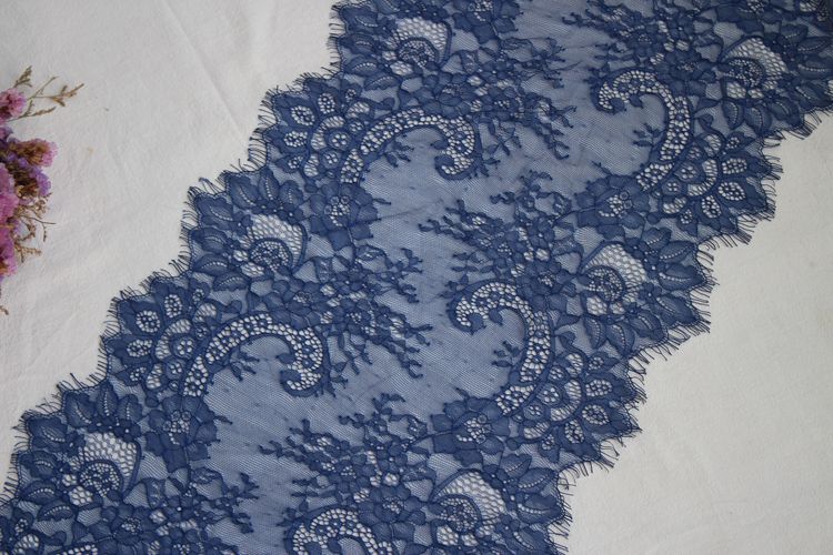 French Color Lace Trim Width 33-35 cm CL0020-Lace Fabric Shop
