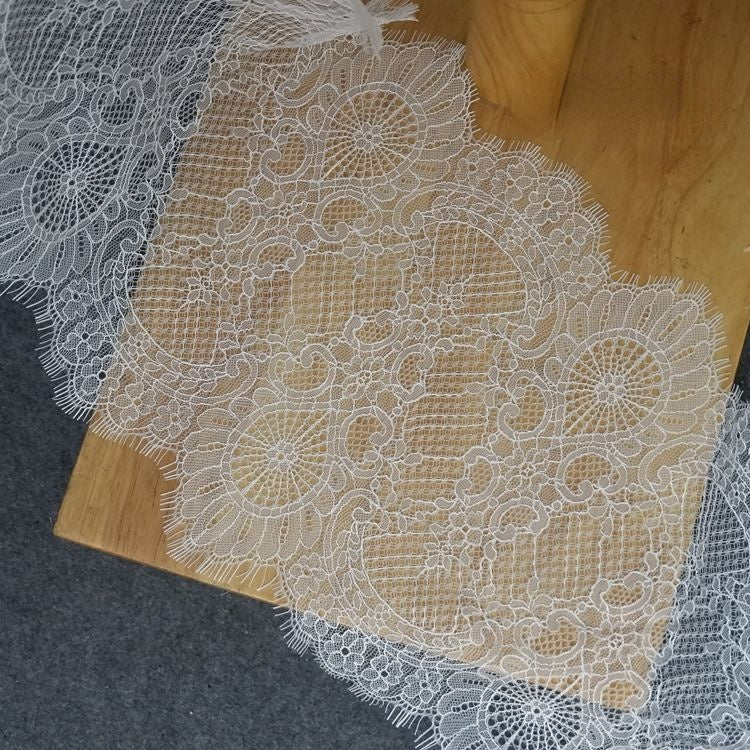 French Lace Trim Material Width 20-27 cm LT0239-Lace Fabric Shop