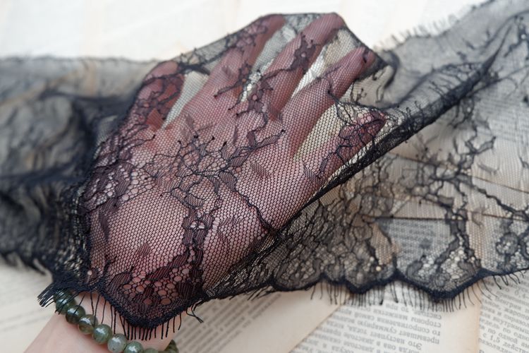 Light Lace Trim Fabric Width 23 cm LT0209-Lace Fabric Shop