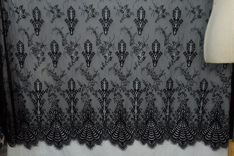 3D Chantilly Lace Width 150 cm CHL0037-Lace Fabric Shop