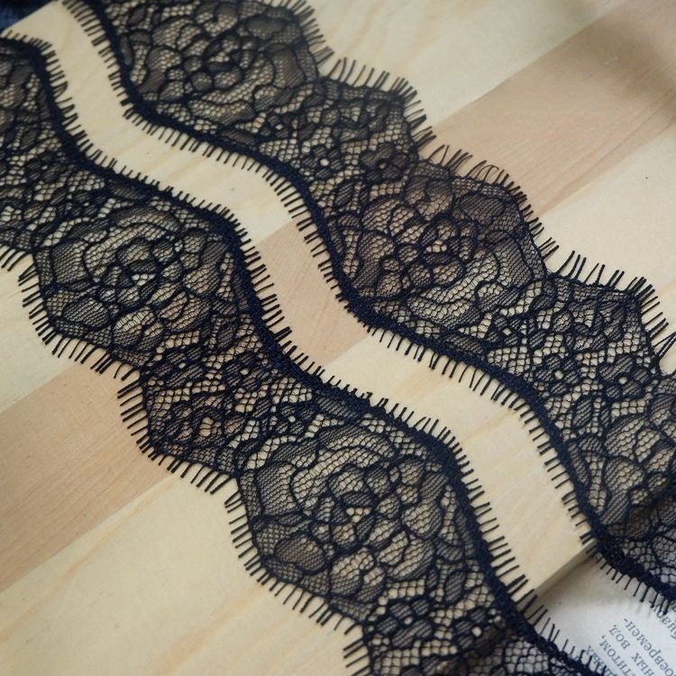 Lace Trim Wrist Cuff Fabric Width 6-8 cm LT0278-Lace Fabric Shop