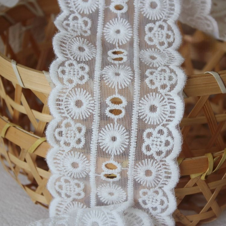 Embroidery Corn Lace Trim Width 5-10 cm LT0377-Lace Fabric Shop