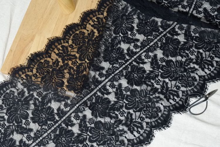 3D Lace Trim Fabrics Width 30-50 cm GL0058-Lace Fabric Shop