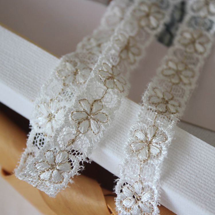 Neckline Tulle Lace Trim Width 1-2 cm TF0061-Lace Fabric Shop