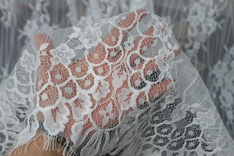 3D Chantilly Lace Width 150 cm CHL0035-Lace Fabric Shop