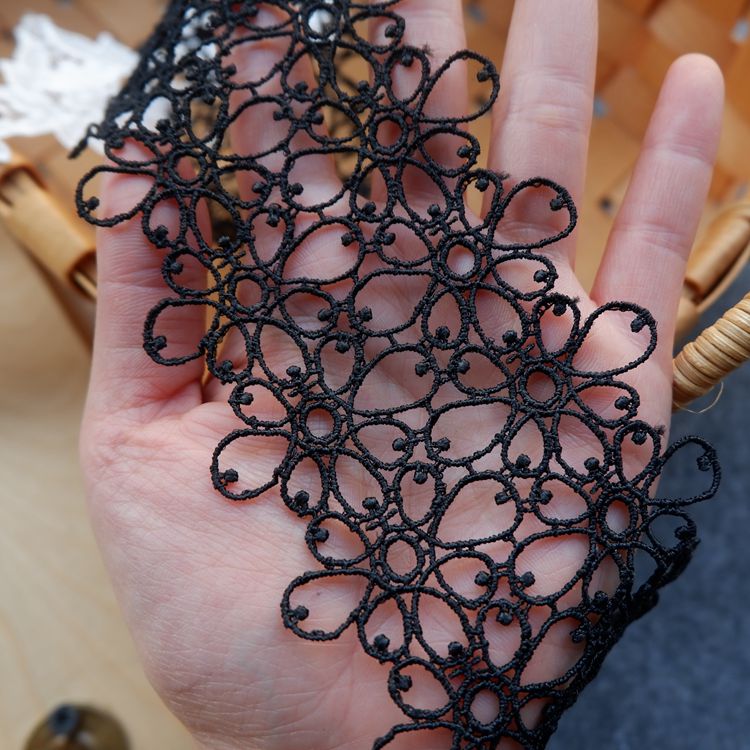 French Lace Trimming Width 4-9 cm LT0134-Lace Fabric Shop