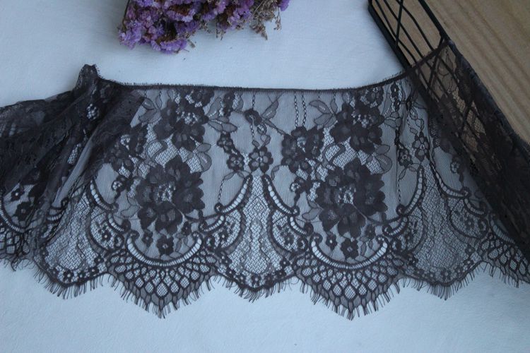 Color Lace Trim Fabrics Width 25 cm CL0050-Lace Fabric Shop