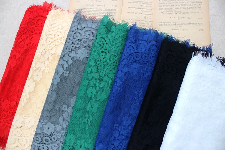 Chantilly Color Lace Width 33-35 cm CL0017-Lace Fabric Shop