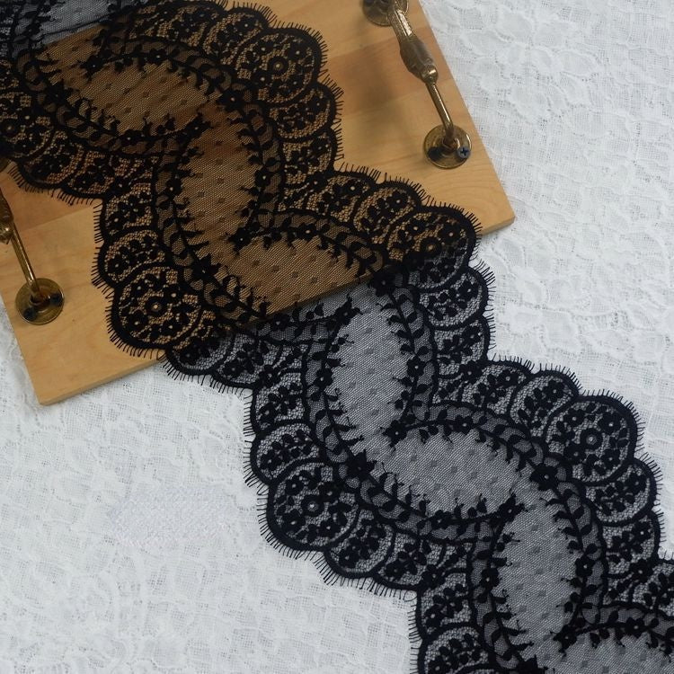 Lace Trim Fabric Width 13-17cm LT0157-Lace Fabric Shop