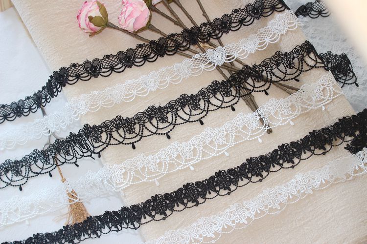 Butterfly Rose Love Lace Trim Width 2-5 cm LT0362-Lace Fabric Shop