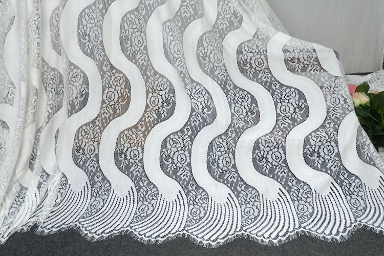 Luxury Chantilly Lace Fabric Width 150 cm CHL0112-Lace Fabric Shop
