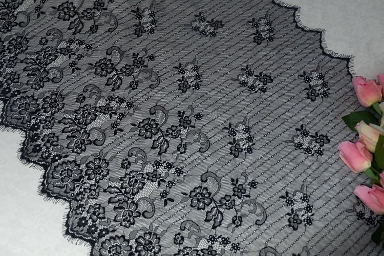 Chantilly Lace Fabric Width 62 cm CHL0051-Lace Fabric Shop