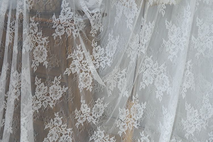 Eyelash Chantilly Lace Width 150cm CHL0015-Lace Fabric Shop