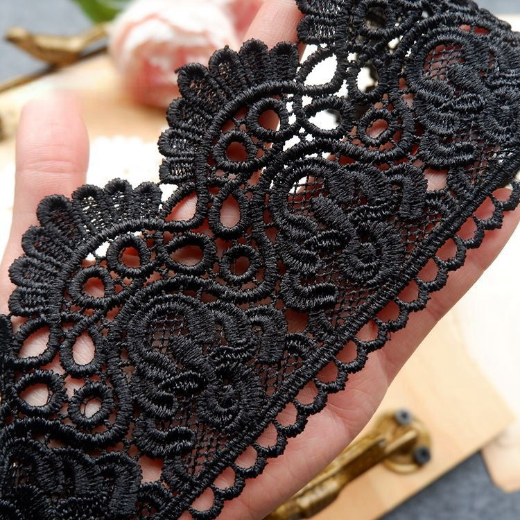 3D Lace Trim Fabric Width 8-9 cm LT0116-Lace Fabric Shop