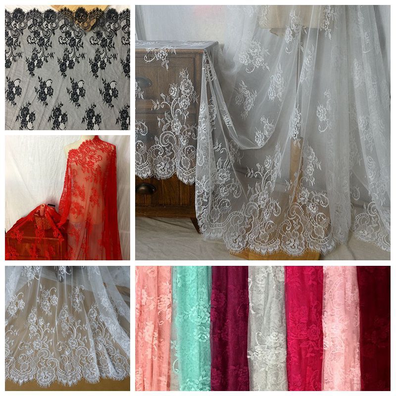 Chantilly Color Lace Width 150 cm CL0013-Lace Fabric Shop