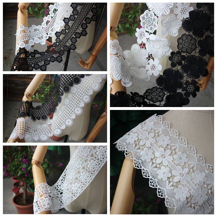 Guipure Wide Lace Trim Width 11-15 cm LT0350-Lace Fabric Shop