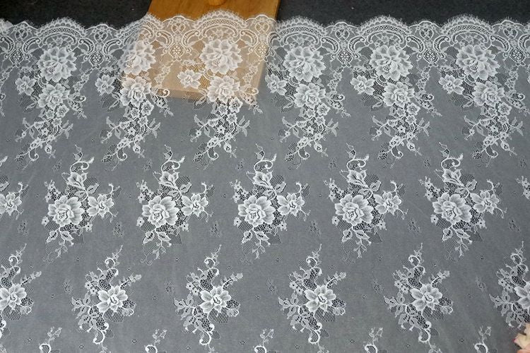 Chantilly Lace Fabrics Width 150 cm CHL0057-Lace Fabric Shop